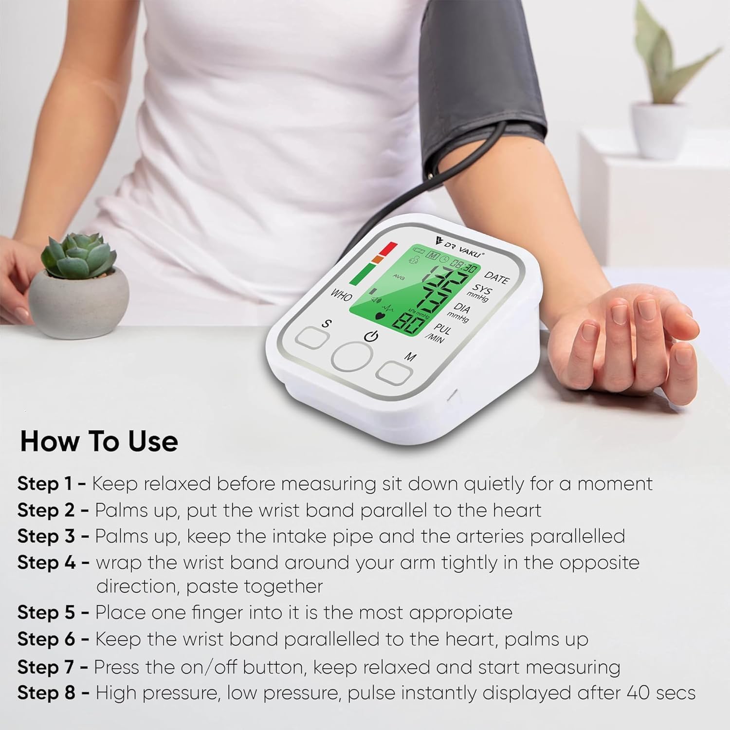 DR VAKU® BP Monitor Fully