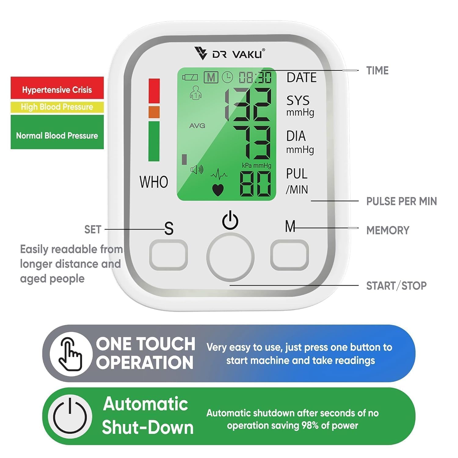 DR VAKU® BP Monitor Fully