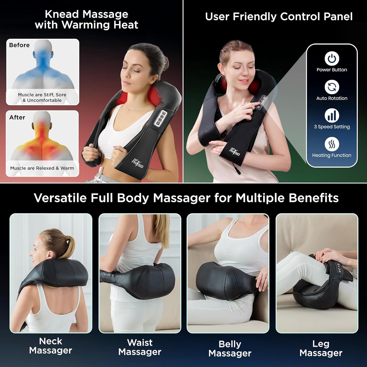 Dr Physio Electric Heat Shiatsu