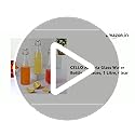 CELLO Aquaria Glass Water Bottle