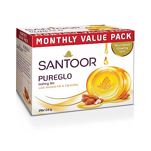 Santoor PureGlo Glycerine Soap