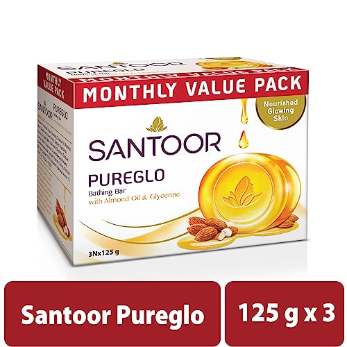 Santoor PureGlo Glycerine Soap
