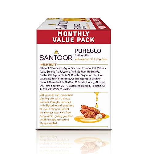 Santoor PureGlo Glycerine Soap