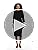 Black Peplum Diamante Neck Bodycon Dress - Image 7