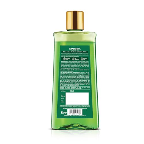 Chandrika Shower Gel 7 Essential herbs and coconut oil 250ml - Image 3