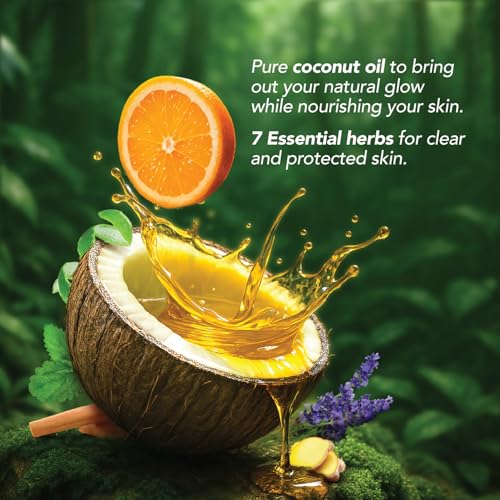 Chandrika Shower Gel 7 Essential herbs and coconut oil 250ml - Image 6