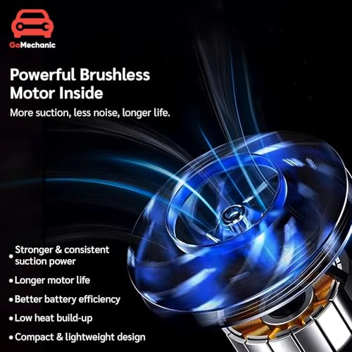GoMechanic Car Vacuum Cleaner 2-in-1