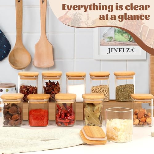Airtight clear glass storage canister