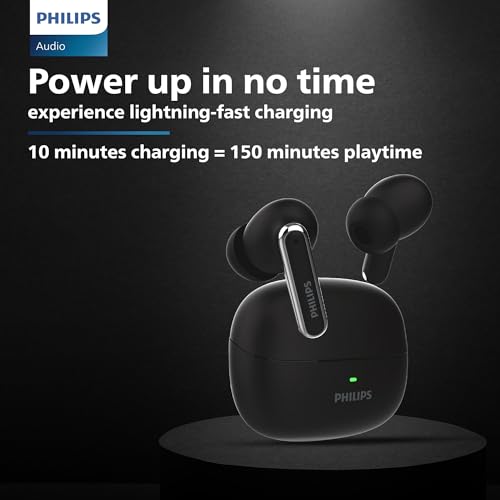Philips TAT1150BK/94 Premium Wireless Earbuds