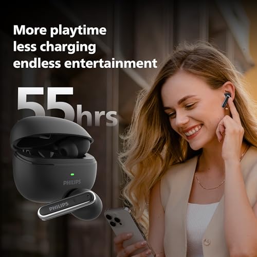 Philips TAT1150BK/94 Premium Wireless Earbuds