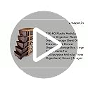 TEX-RO Plastic Modular Drawer Organizer