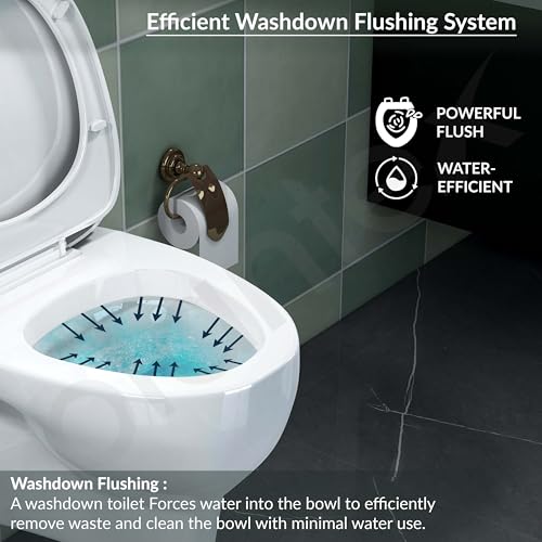 Plantex Ceramic Rim Western Commode/P