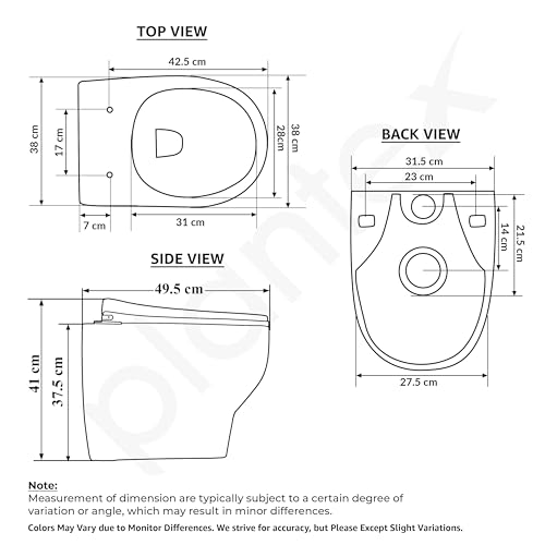 Plantex Ceramic Rim Western Commode/P