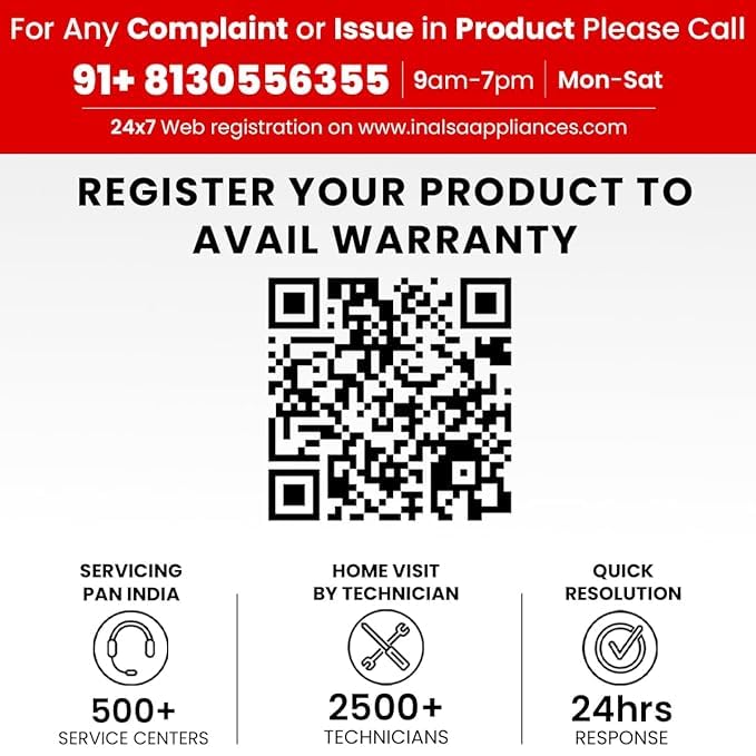 INALSA BLDC Ceiling Fan 1200mm
