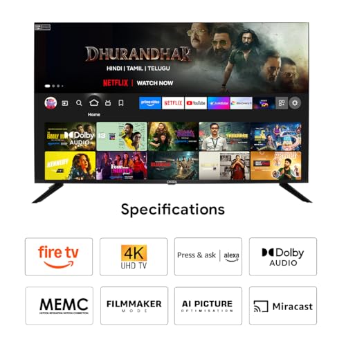 Onida 139 cm (55 inches) QLED Ultra HD 4K Smart Fire TV Q55UDI - Image 3