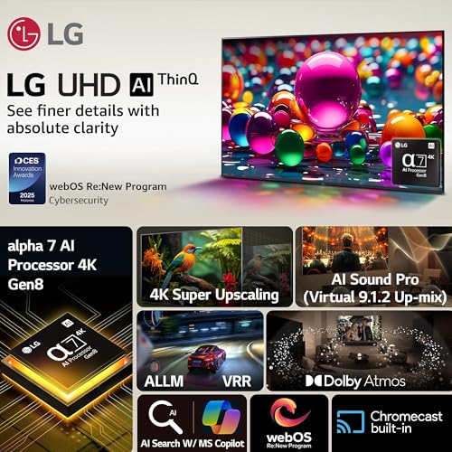 LG 108 cm UA82 AI