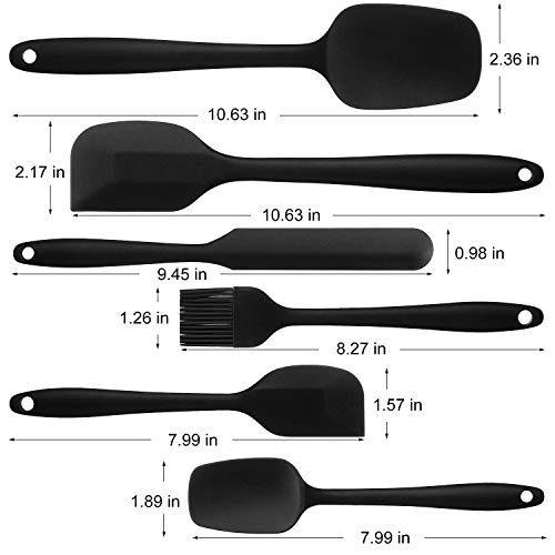 Elisel Silicone Spatula Set 6