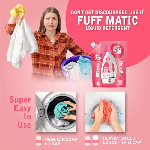 Pink Matic Liquid Detergent Refill
