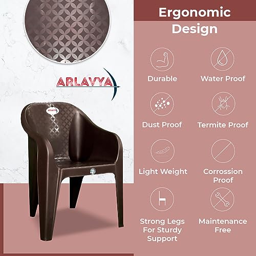 Plastic Arm Chair for Home