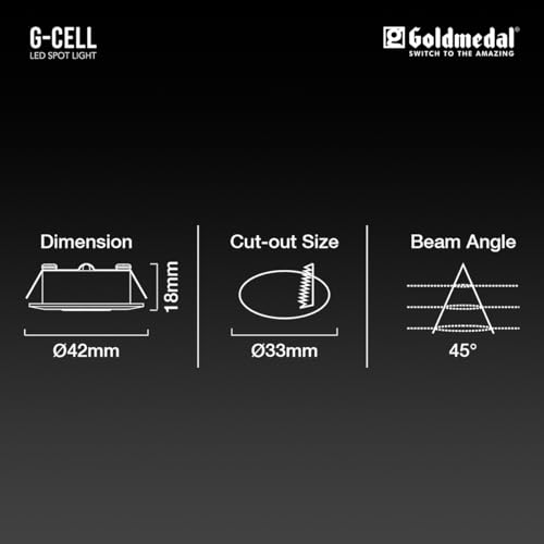 Goldmedal G-Cell 2W Round LED