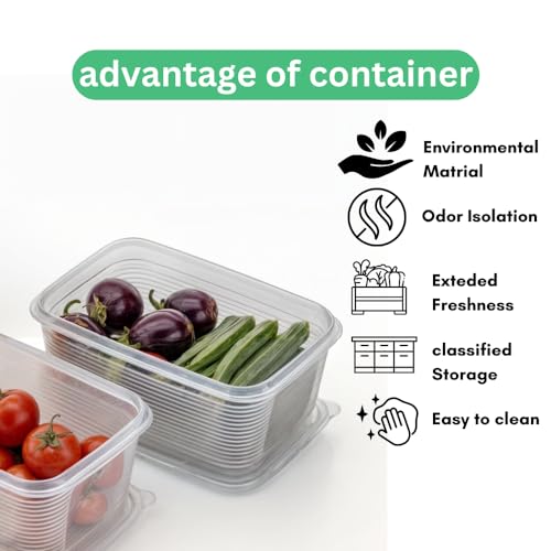 flymore Fridge Storage Containers, Fridge