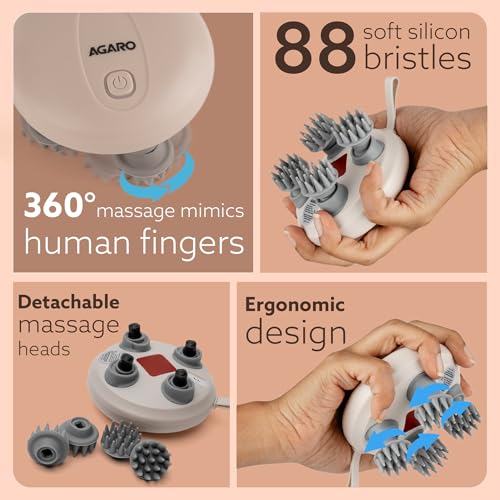 AGARO Scalp Massager, Stress Relief