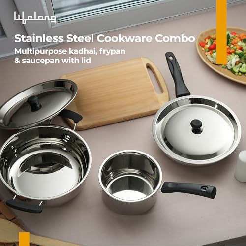 Lifelong 5 Piece Stainless Steel