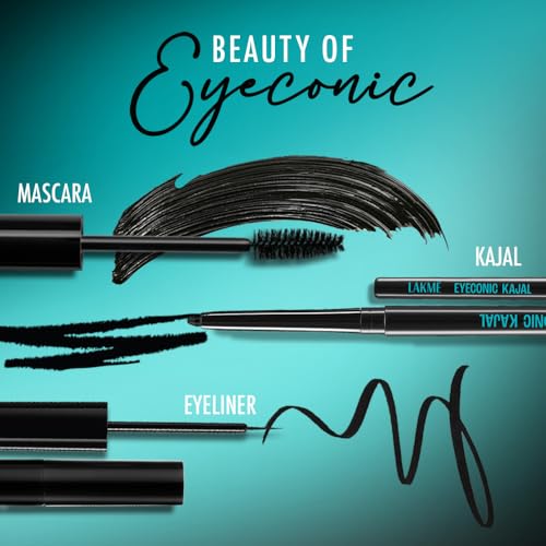 Lakme Eyeconic Regime Kit- Kajal | Mascara| Eyeliner 13.35 ml - Image 4