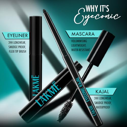 Lakme Eyeconic Regime Kit- Kajal | Mascara| Eyeliner 13.35 ml - Image 6
