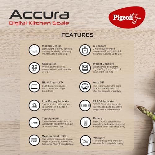 Pigeon Portable Digital Weighing Scale