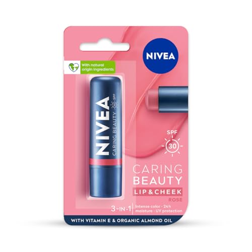 NIVEA Lip Caring Beauty Rose
