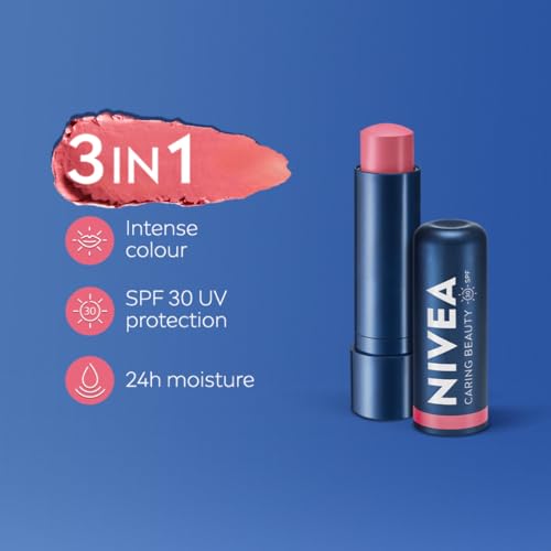 NIVEA Lip Caring Beauty Rose