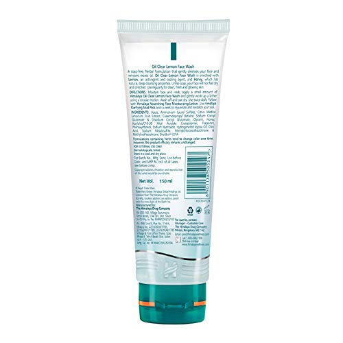 Himalaya Oil Clear Lemon Face Wash, 150ml - Image 3