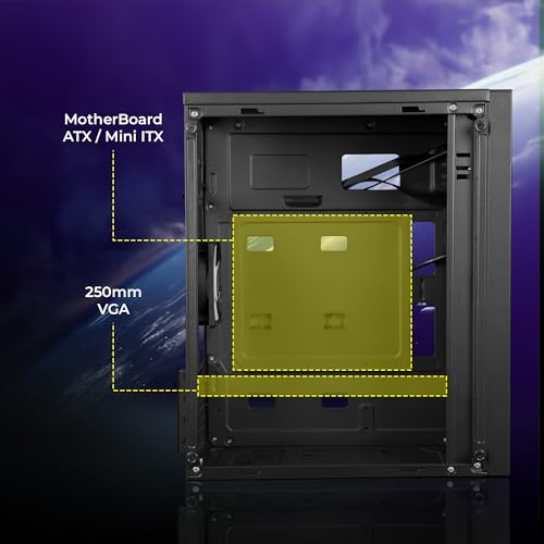 Zebronics Gaming Chassis, Micro ATX/Mini