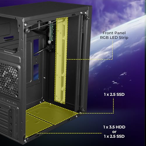 Zebronics Gaming Chassis, Micro ATX/Mini