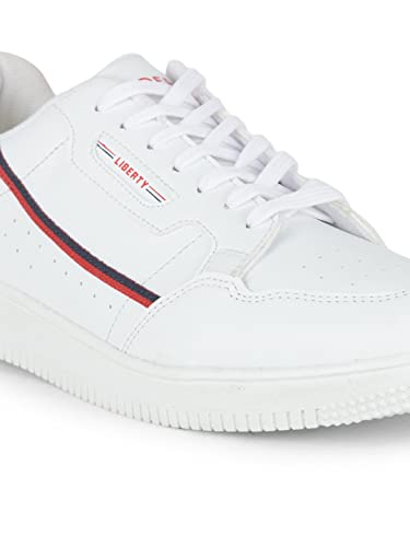 Liberty Gliders Mens SNK-701 White Casual Shoes - Image 5
