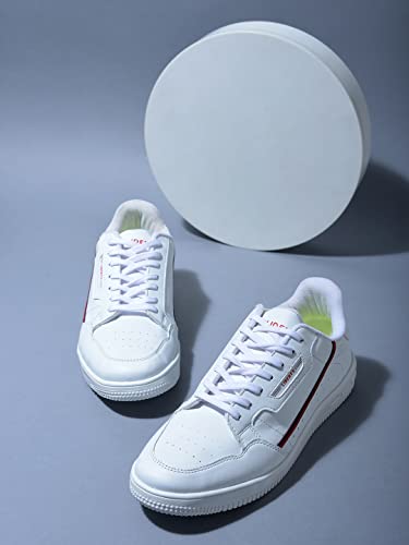 Liberty Gliders Mens SNK-701 White Casual Shoes - Image 7
