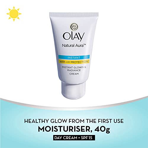 Olay Cream Natural Aura Vitamin B3, Pro B5, E With Uv Protection,40 Gm - Image 3