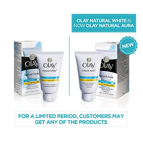 Olay Cream Natural Aura Vitamin B3, Pro B5, E With Uv Protection,40 Gm - Image 7