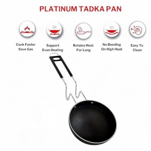 Add2Cart Pre-Seasoned Tadka Pan, Compatible