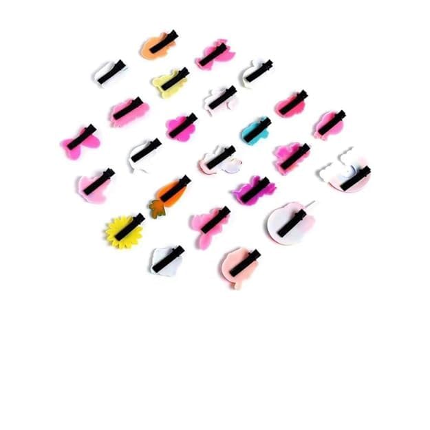 Mini Emoji/Cartoon Hair Clips