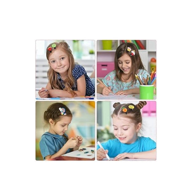 Mini Emoji/Cartoon Hair Clips