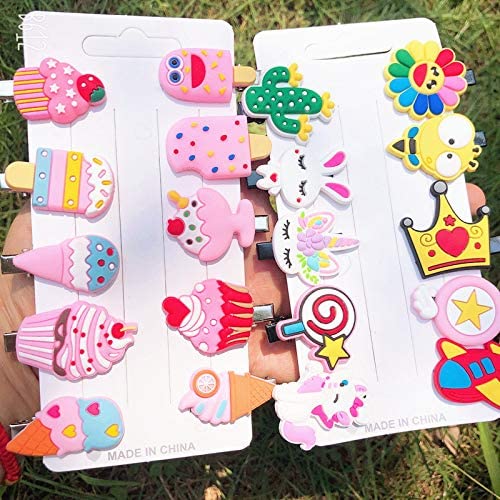 Mini Emoji/Cartoon Hair Clips