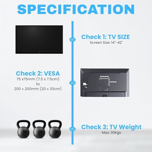 RISSACHI® TV Wall Mount Stand