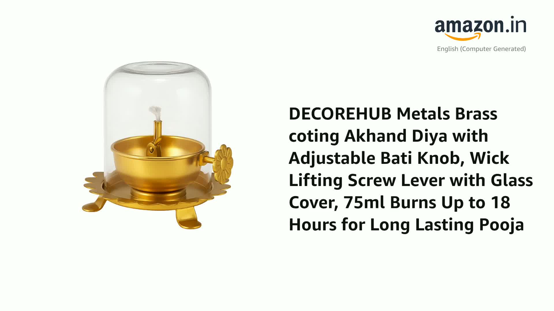 DECOREHUB Pure 100% Brass 1nemver