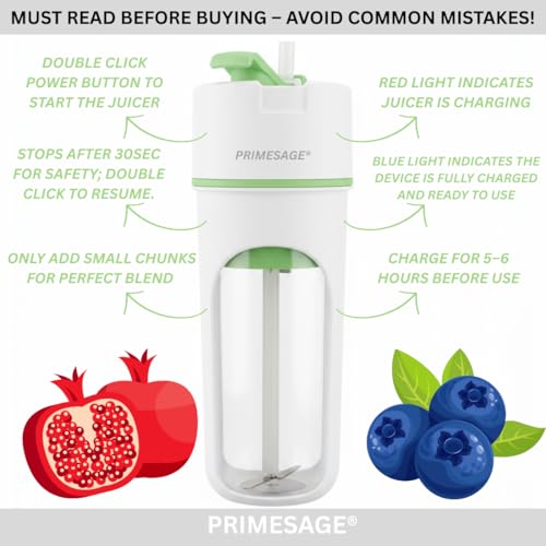 PRIMESAGE® Juicer Mixer Grinder Mini