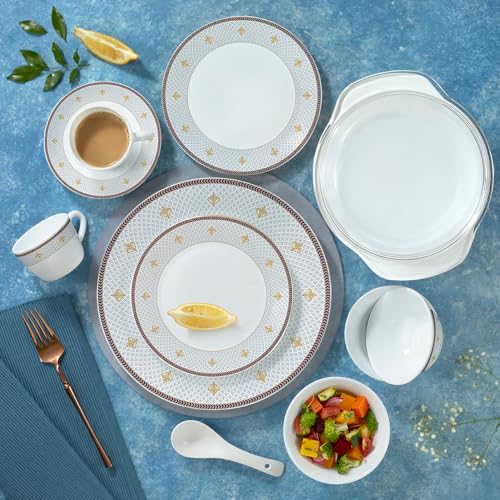 Larah by Borosil Opalware Dinner