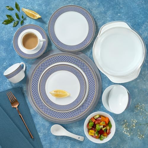 Larah by Borosil Opalware Dinner