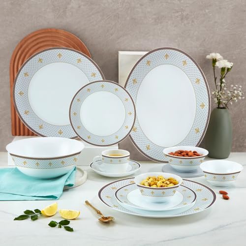 Larah by Borosil Opalware Dinner