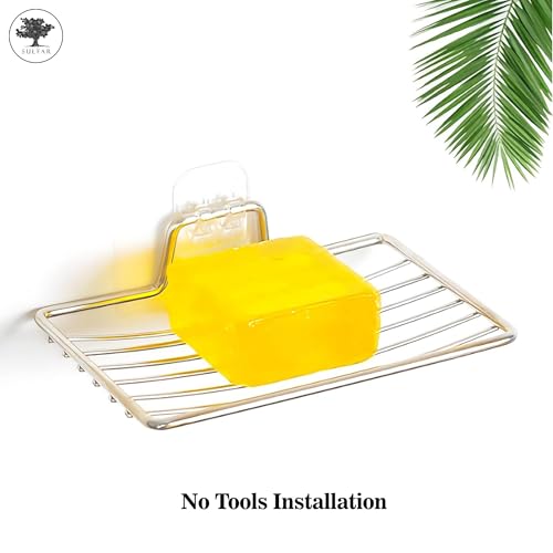 Sulfar Soap Dish Holder,Self Adhesive